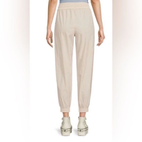 Spyder Active Jogger Pants Ivory Ecru High Waist Pockets Pull On Size M - Picture 2 of 12
